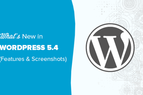 WordPress 5.4 正式版发布