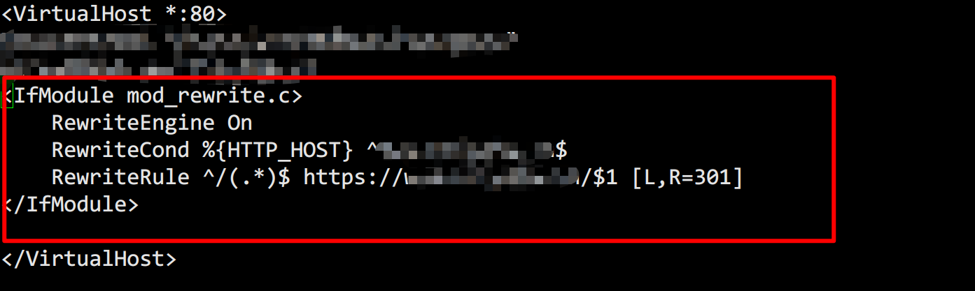Apache 配置HTTPS功能，并将http 80端口跳转到https 443端口