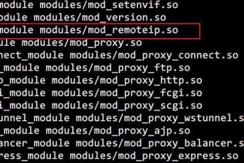 Apache httpd 通过mod_remoteip模块来获取CDN或者负载均衡设备转发后的用户真实IP