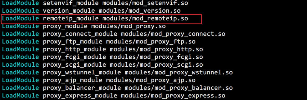 Apache httpd 通过mod_remoteip模块来获取CDN或者负载均衡设备转发后的用户真实IP