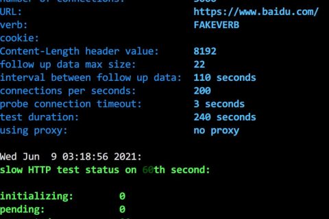 slowhttptest简单介绍及在CentOS环境下安装、测试